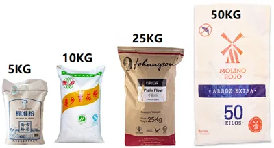 Nýkoma 25kg 50kg Kraft Poki PE Poki Duftvigt Fyllingarlína